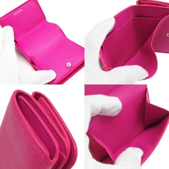 Balenciaga Compact Wallet Leather Pink - Picture 5 of 6
